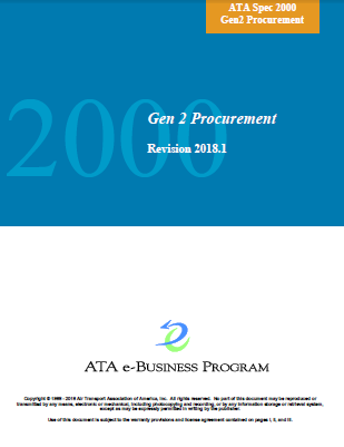 ATA Spec 2000 Gen 2-2018 Procurement